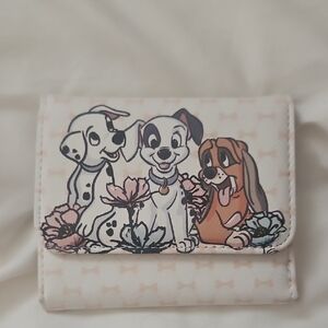 Disney Dog Trio Wallet - White and Brown
